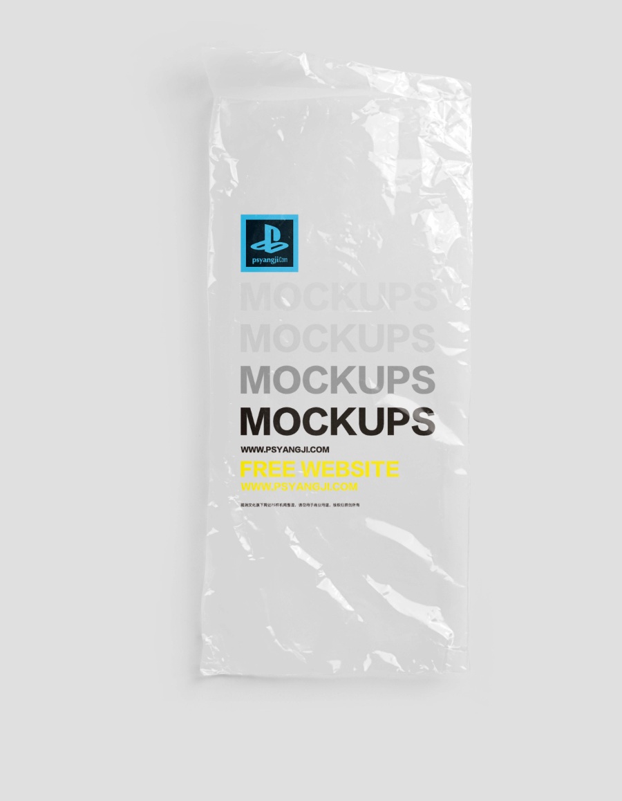 透明薄膜mockups口袋样机