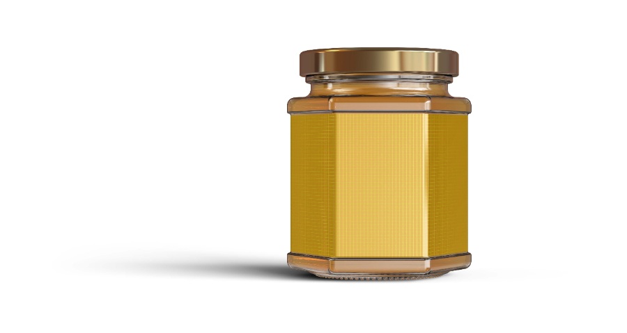 玻璃蜂蜜罐头瓶贴图下载