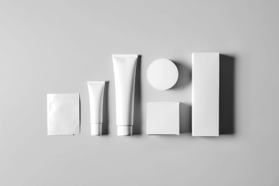 化妆品清爽系列ps样机素材图片