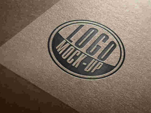 圆形logo样机素材