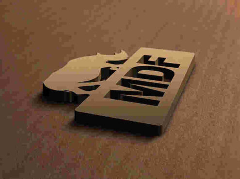 很牛的立体标志展示ps样机素材