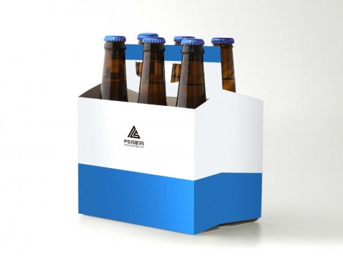 啤酒包装设计psd素材效果图