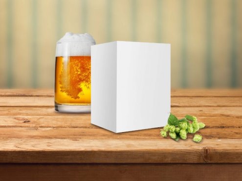 啤酒产品包装样机模型