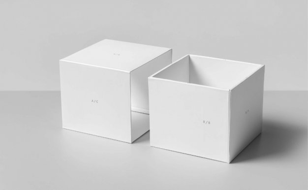 方型盒子包装纸箱psd素材