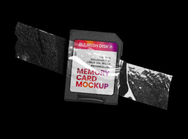 国外高级MOCKUPS，真实质感SD数码储存卡PS样机
