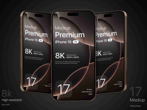 2024年苹果16手机APP界面UI展示PS样机,模板含fig格式,一共6.7个G的高品质素材