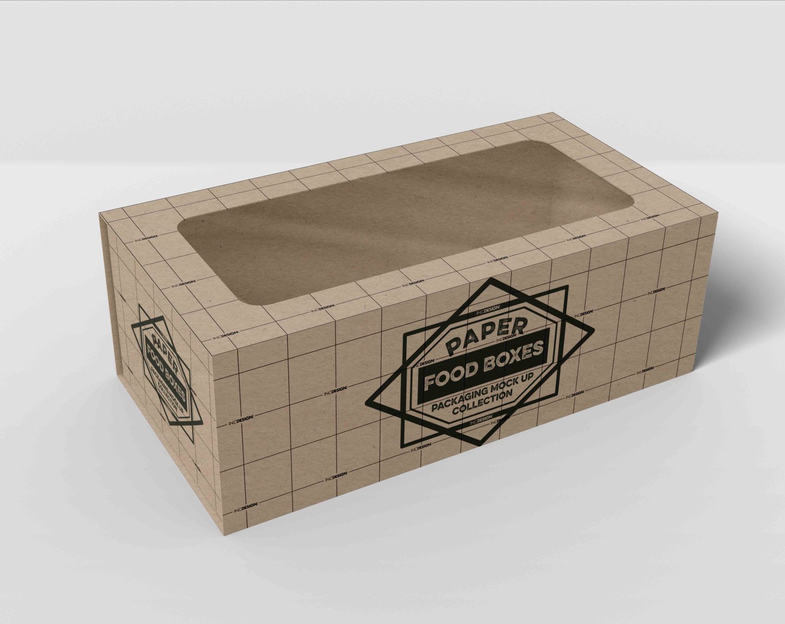 烘焙包装设计psd样机模型