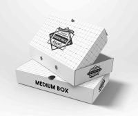 翻盖盒包装设计ps样机效果