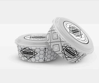 便当包装盒设计psd样机模板