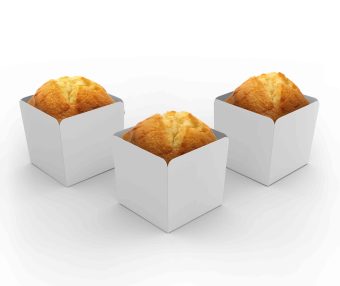 蛋糕包装盒设计psd样机模型