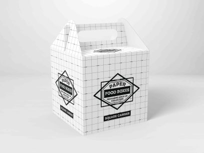 手提盒包装样机ps样机模板