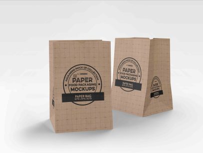 汉堡包装袋ps样机