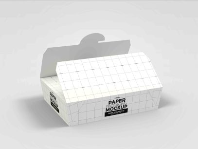 炸鸡包装盒设计ps样机模型素材