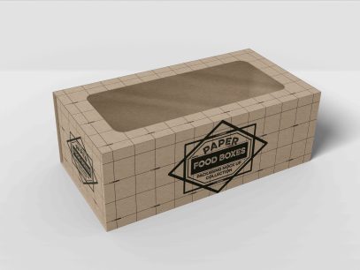 烘焙包装设计psd样机模型