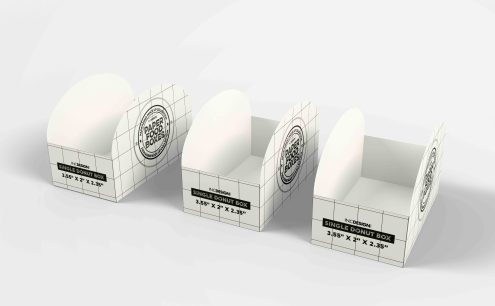 异形创意包装展示设计ps样机含刀模