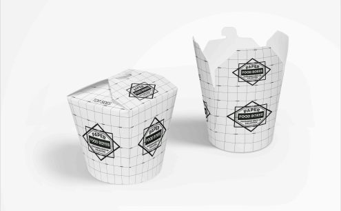 筒装锁扣盒设计效果ps样机