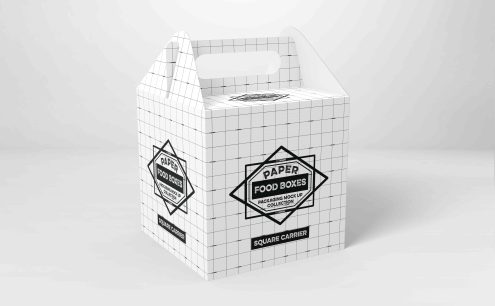 手提盒包装样机ps样机模板