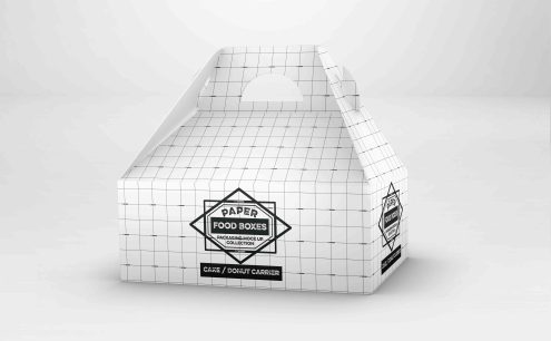 手提零食盒包装设计ps样机