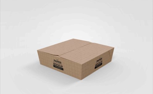 披萨包装盒设计ps样机