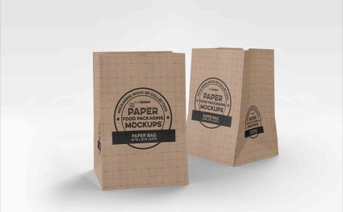 汉堡包装袋ps样机