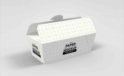 炸鸡包装盒设计ps样机