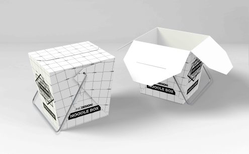 烘焙展开图包装设计ps样机