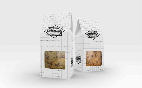 烘焙甜点包装设计psd样机