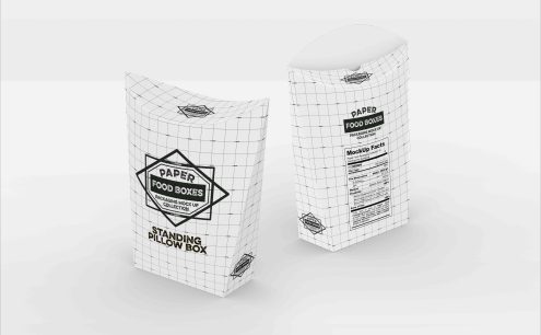 薯条包装设计效果图ps样机