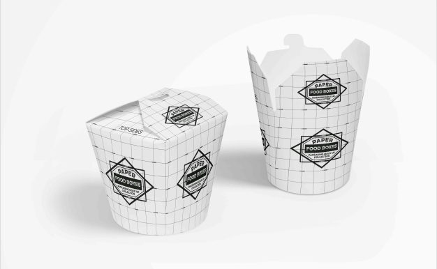 筒装锁扣盒设计效果ps样机