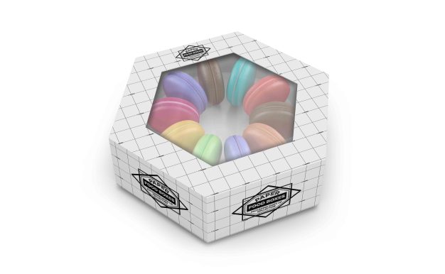 多边形开窗盒ps样机模板