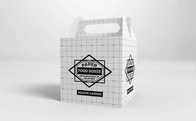 手提盒设计ps样机模型