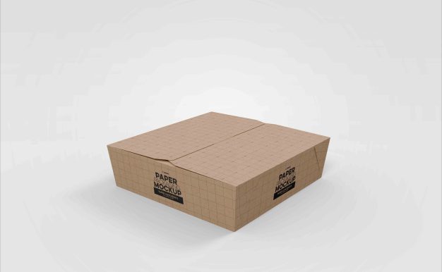 披萨包装盒设计ps样机