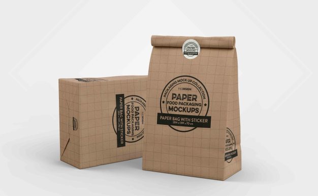 汉堡包装设计psd样机