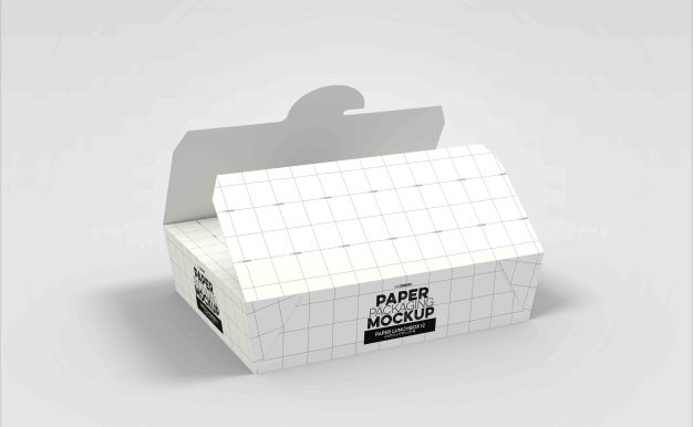 炸鸡包装盒设计ps样机模型素材