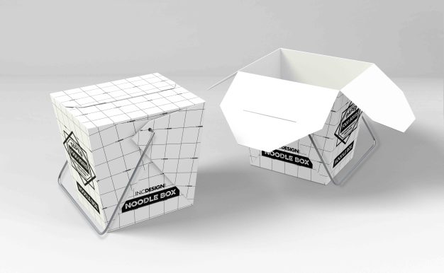 烘焙展开图包装设计ps样机