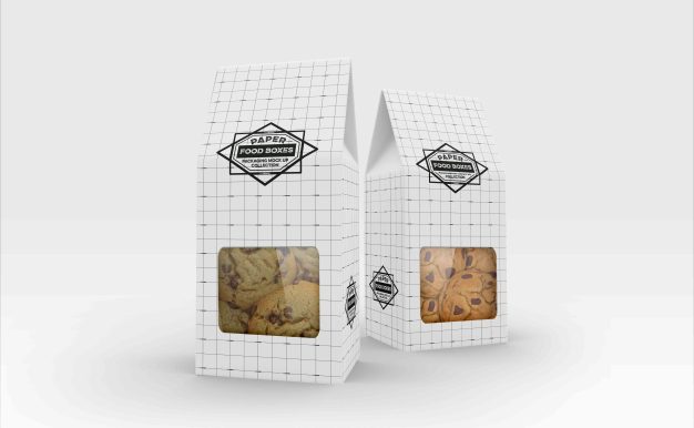烘焙甜点包装设计psd样机