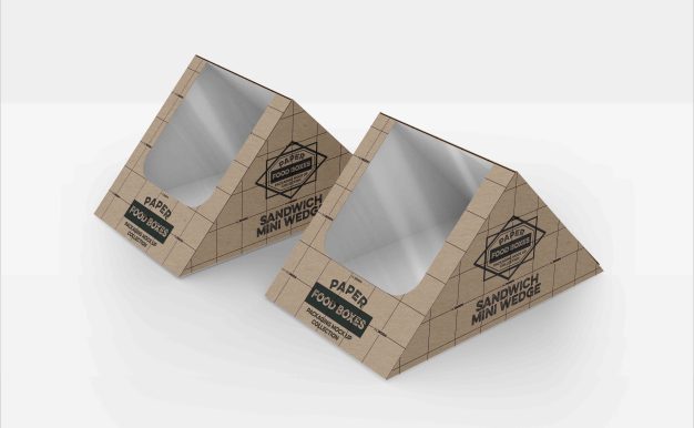 西式糕点包装设计ps样机