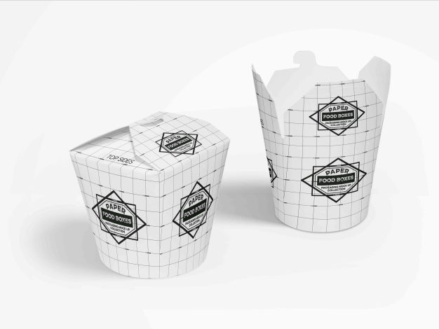 筒装锁扣盒设计效果ps样机