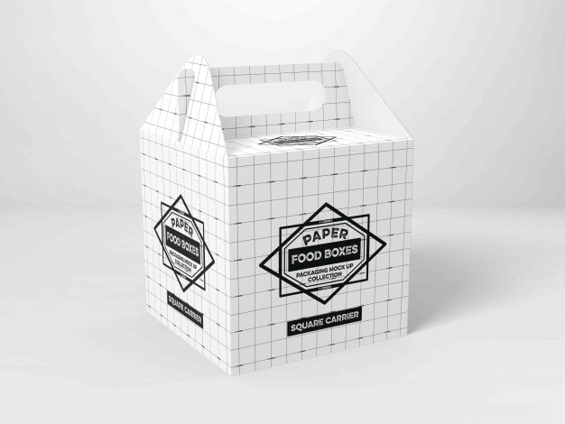 手提盒包装样机ps样机模板