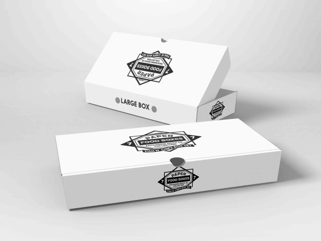 长方形翻盖盒ps样机效果